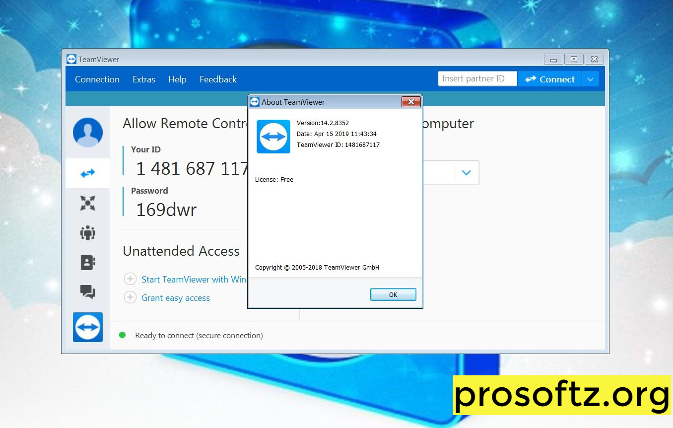 TeamViewer 15.48.5 Crack With License Key [Latest] 2024 Download PROSOFTZ